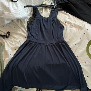 Banana republic size 6 blue halter dress